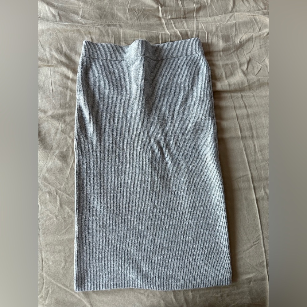 Express ribbed pencil skirt